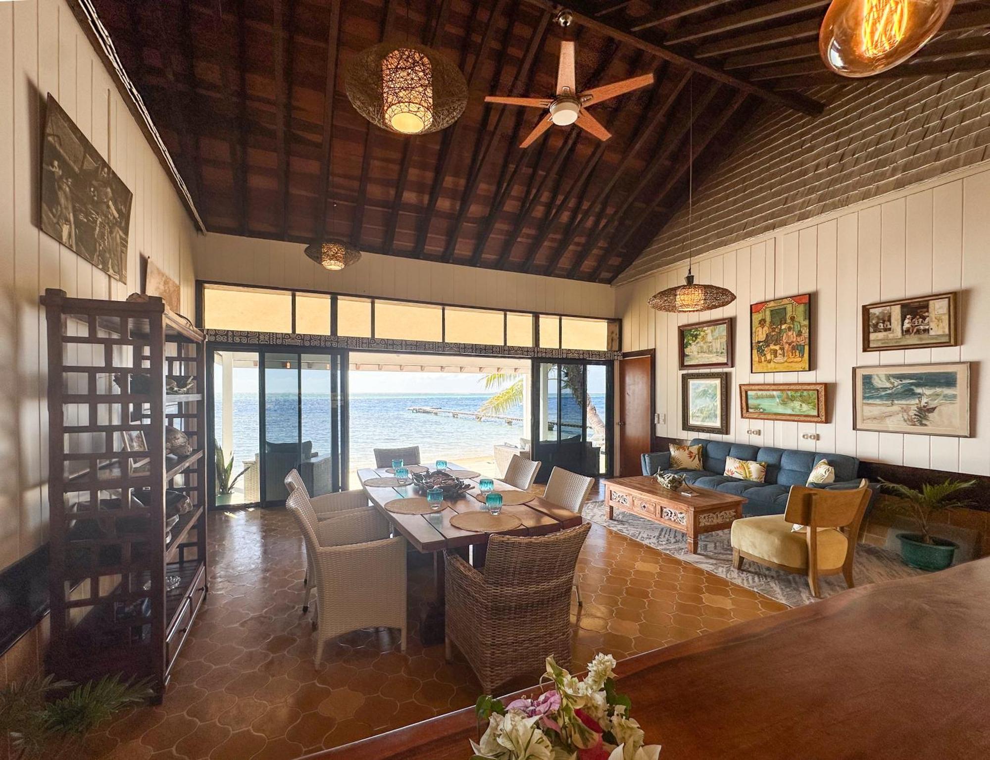 Chez Jay Moorea Beach House Villa Maharepa  ภายนอก รูปภาพ