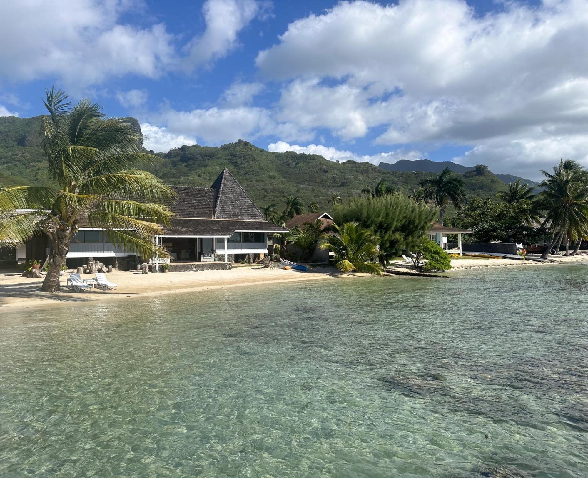 Chez Jay Moorea Beach House Villa Maharepa  ภายนอก รูปภาพ